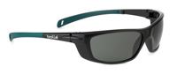 baxpolwfs Bolle Safety BAXTER Safety Glasses, Smoke PC Lens