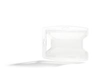 895219 Durable Transparent Polyethylene Name Badge