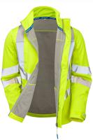 p534-xl PULSAR P534 Yellow Hi Vis Jacket, XL