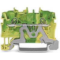 2000-1207 WAGO  TOPJOB S Series Green, Yellow, 1mm², 1-Level, Push-In Cage Clamp Termination, ATEX, EAC Ex, IECEx