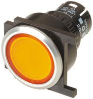 61-12000-61-96424-61-99330 EAO Yellow Latching Push Button Head, IP65