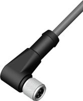 212-1695 RS PRO Female 4 way M8 to Unterminated Free End Sensor Actuator Cable, 5 m