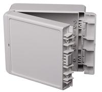 96013225-b-141306-pc-v0-7035 Bopla Bocube Series Light Grey Polycarbonate Enclosure, IP66, IP68, IK07, Light Grey Lid, 151 x 125 x 60mm
