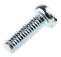 546-6231 RS PRO Slot M4  Cheese Head Steel Machine Screws DIN 84 x 12.0mm