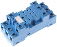 9473sma Finder 94 11 Pin 250V ac DIN Rail Relay Socket, for use with 55.33