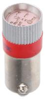 210-901 RS PRO Red LED Indicator Lamp, 24V dc, BA9s Base, 10mm Diameter, 110/105mcd