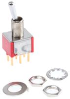 2-1825138-4 TE Connectivity Toggle Switch, PCB Mount, On-On, DPDT, Through Hole Terminal, 20V