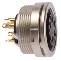 kfv-506 Lumberg, KFV 5 Pole M16 Din Socket, DIN EN 60529, 5A, 250 V ac IP40, Female, Panel Mount