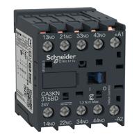 ca3kn315bd Schneider Electric TeSys K CA3K Control Relay, 24 V dc Coil, 4-Pole, 3NO + 1NC, 690 V
