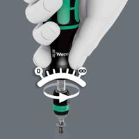 05074701001 Wera Adjustable Hex Torque Screwdriver, 1.2 → 3Nm, 1/4 in Drive, ±6 % Accuracy