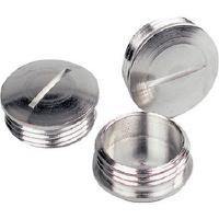 52103125 Lapp Blanking Plug, M20, Nickel Plated Brass, 22mm Diameter, Threaded