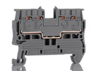 3211019 Phoenix Contact  PT 2.5/S-QUATTRO Series Grey, 4-Level, Push In Termination
