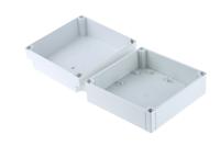 pc-175100-hg-enclosure Fibox MNX Series Grey Polycarbonate Enclosure, IP66, IP67, Grey Lid, 180 x 180 x 100mm