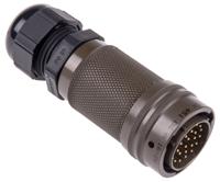 45106a1626ppg50 Amphenol Socapex, 451 26 Way Cable Mount MIL Spec Circular Connector Plug, Pin Contacts,Shell Size 16, Bayonet Coupling