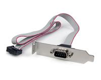 plate9m16lp StarTech.com Female 10 Pin IDC to Male 9 Pin D-sub Serial Cable, 412mm