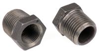 770241120 Georg Fischer Black Malleable Iron Fitting, Straight Reducer Bush, Male BSPT 1/2in to Female BSPP 3/8in