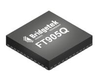 ft905q-c-t Bridgetek, 32 bit FT32, FT905 Microcontroller, 100 MHz, 256kB FLASH, 76-Pin QFN