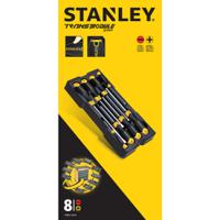 stmt1-74181 Stanley Flared, Parallel, Phillips Screwdriver Sets, 8-Piece
