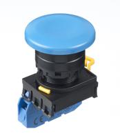 yw1b-m4e10s Idec YW Series Illuminated Push Button Complete Unit, Panel Mount, 22mm Cutout, SPST, IP65