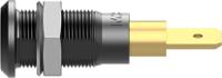 643040-28 Staubli Grey Socket Test Socket, Tab Termination, 25A, 30V ac, Gold Plating