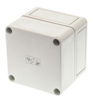 11090301 Spelsberg TK PS Series Grey Polystyrene Enclosure, IP66, Grey Lid, 94 x 94 x 81mm