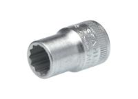 02410024 STAHLWILLE 3/8 in Drive 3/8in Standard Socket, 12 point, 27 mm Overall Length
