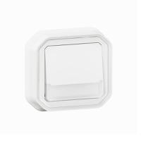 070035 Legrand Black Push Button Light Switch, 1 Way