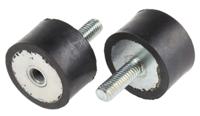 200-0581 RS PRO M6 Anti Vibration Mount, Male to Female Bobbin with 67.67daN Compression Load