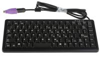g84-4100lcmeu-2 CHERRY Wired PS/2, USB Compact Keyboard, QWERTY (US), Black
