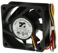 fd1260-c0151e2al ARX CeraDyna Series Axial Fan, 12 V dc, DC Operation, 33.35m³/h, 2.76W, 230mA Max, 60 x 60 x 25mm