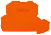 2000-2292 WAGO TOPJOB S, 2000 Series End and Intermediate Plate for Use with 2000 Series Double Level Terminal Blocks