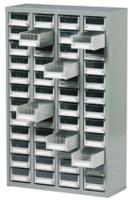 669-3790 RS PRO 48 Steel Cabinet, Steel, 937mm x 586mm x 222mm, Grey