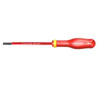 at10x200ve Facom Slotted Insulated Screwdriver, 10 mm Tip, 200 mm Blade, VDE/1000V, 325 mm Overall