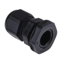 5311121053119110 Lapp SKINTOP Series Black Polyamide Cable Gland, M16 Thread, 4mm min., 10mm max., IP66, IP68, IP69