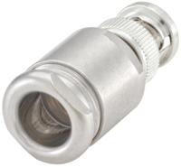 51s105-015n5 Rosenberger BNC Series, Plug Cable Mount BNC Connector, 50Ω, Clamp Termination, Straight Body