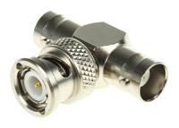 r141780000 Tee 50Ω RF Adapter BNC Plug to BNC 2 x Socket 0 → 4GHz