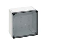 9517100 Rittal PK Series Polycarbonate Wall Box, IP66, Viewing Window, 180 mm x 180 mm x 90mm