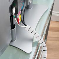 137-623 RS PRO 2.5m White Cable Cover in Plastic, 25mm Inside dia.