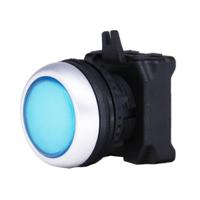 188-1141 RS PRO Blue Illuminated Spring Return Push Button Head, 22mm Cutout, IP65