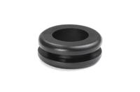 633-02030-hv1203-pvc-fr-bk HellermannTyton HV Black PVC 12mm Cable Grommet for Maximum of 10mm Cable Dia. 633-02030 HV1203-PVC-FR-BK