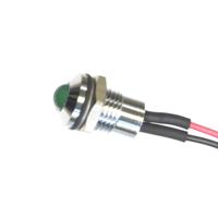 19040301we CML Innovative Technologies 1904XX0XWE Series Green Panel Mount Indicator, 24V dc, 8mm Mounting Hole Size, Lead Wires