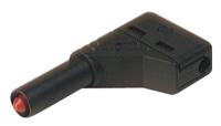 934098100 Hirschmann Test & Measurement Black Male Banana Plug, 4 mm Connector, Screw Termination, 24A, 1000V ac/dc, Nickel