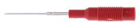973601101 Hirschmann Fixed Test Probe, 1mm Tip, 30 V ac, 60V dc, 4mm Socket