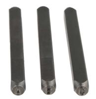 251-801 RS PRO 4mm x 27 Piece Engraving Punch Set, (Letters: A → Z, (&))