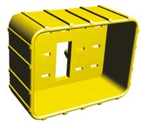 344261-1 TE Connectivity, EconoSeal III 13 Way TPA Lock for use with Automotive Connectors
