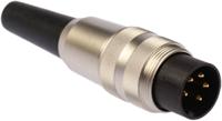 sv-506 Lumberg, SV 5 Pole M16 Din Plug, DIN EN 60529, 5A, 250 V ac IP40, Screw On, Male, Cable Mount