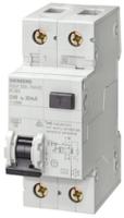 5su1356-7kk25 Siemens RCBO, 25A Current Rating, 1P+N Poles, 30mA Trip Sensitivity, Sentron Range