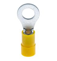 613-9413 RS PRO Insulated Ring Terminal, M6 Stud Size, 4mm² to 6mm² Wire Size, Yellow