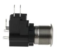 175-8057 RS PRO Illuminated Push Button Switch, Latching, Panel Mount, 19.1mm Cutout, SPDT, White LED, 250 / 125V ac, IP67