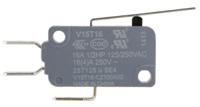 v15t16-cz100a02 Honeywell Leaf Lever Micro Switch, Tab Terminal, 16 A @ 250 V ac, SPDT